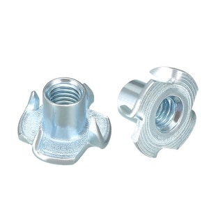 Four Pronged Tee Nut T-Nut for Rock Climbing Holds Wood Cabinetry M4 20Pcs Four Pronged Tee Nut T-Nut for Rock Climbing Holds Wood Cabinetry M4 20Pcs