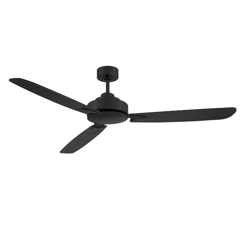 Trade Winds Mason 58" Ceiling Fan in Matte Black