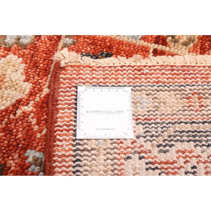 ECARPETGALLERY Hand-knotted Jules Serapi Red Wool Rug - 6'0 x 9'0