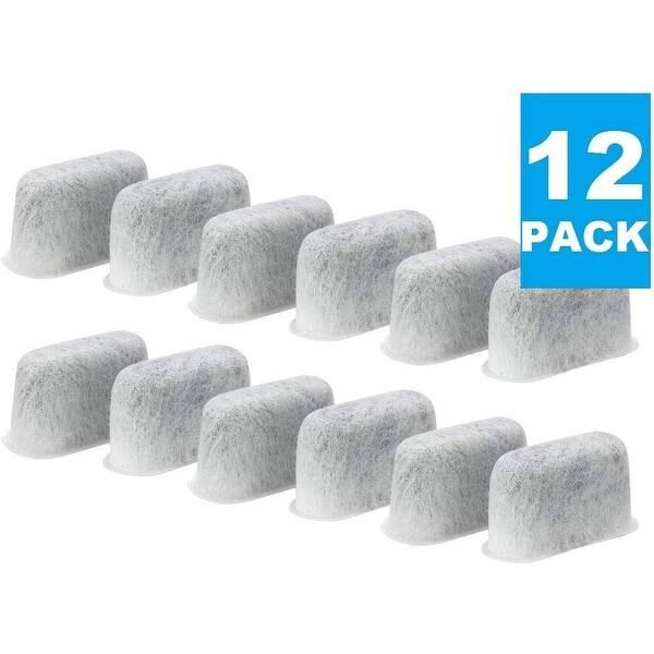 (12) Premium Replacement Charcoal Water Filters for All Cuisinart Coffee Makers & Machines, Replaces Activated Carbon Filter, DCC-RWF