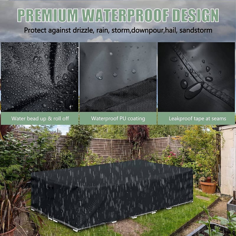 Outdoor Heavy Duty furniture Cover Waterproof Patio Table and Chairs Cover