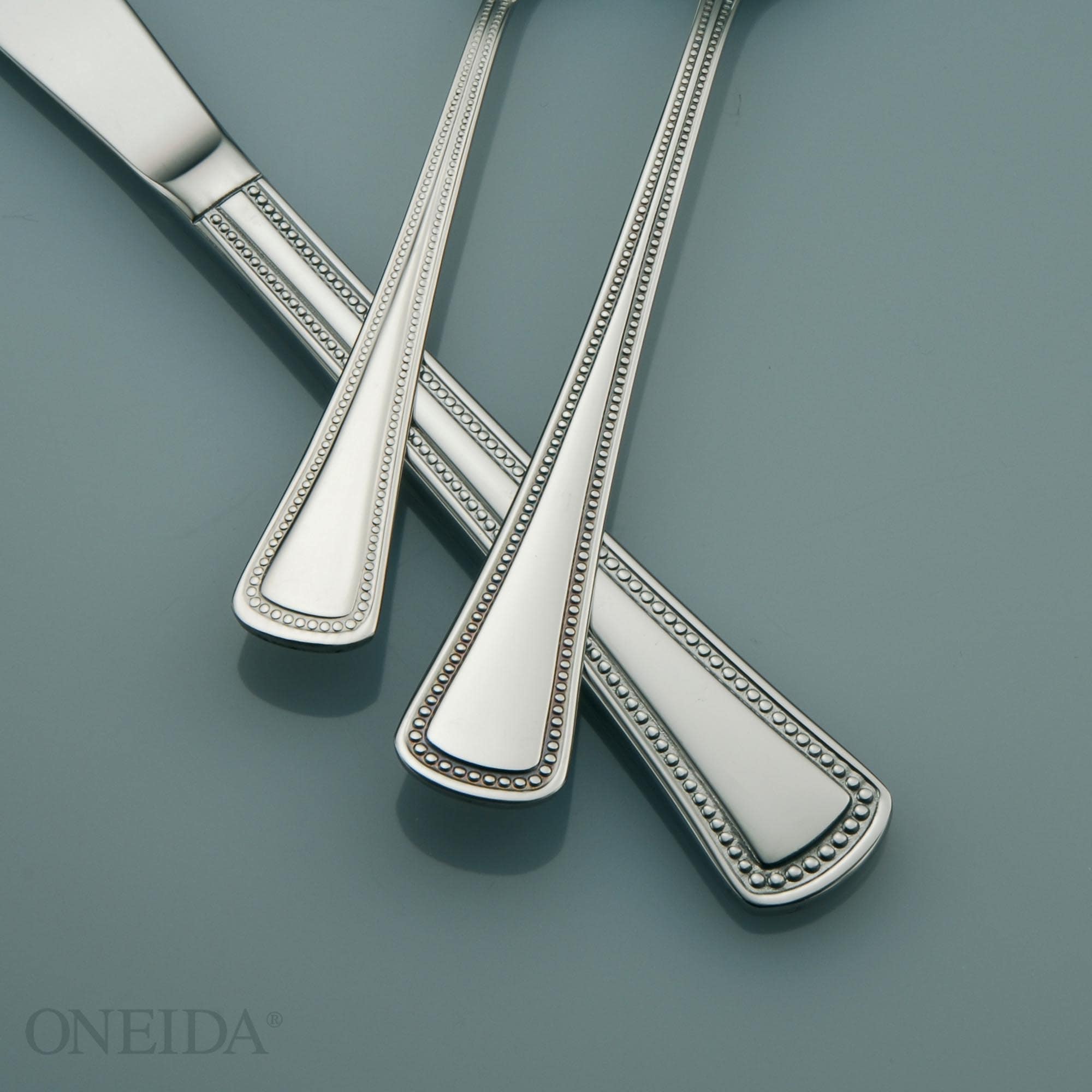 Oneida 18/8 Stainless Steel Needlepoint Dinner Forks (Set of 36