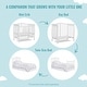 preview thumbnail 5 of 4, Dream On Me Naples 4-in-1 Convertible Mini Crib