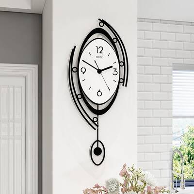 Nordic Oval 3D Wall Clock