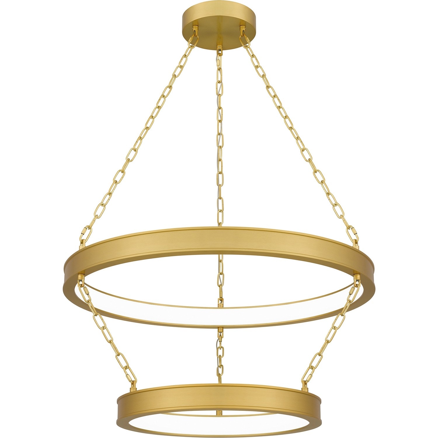 Antique Brass LED Pendant from the Ozara Collection