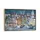 preview thumbnail 7 of 7, iCanvas "Winter's Eve" by Bob Fair Framed Gold - 18x26
