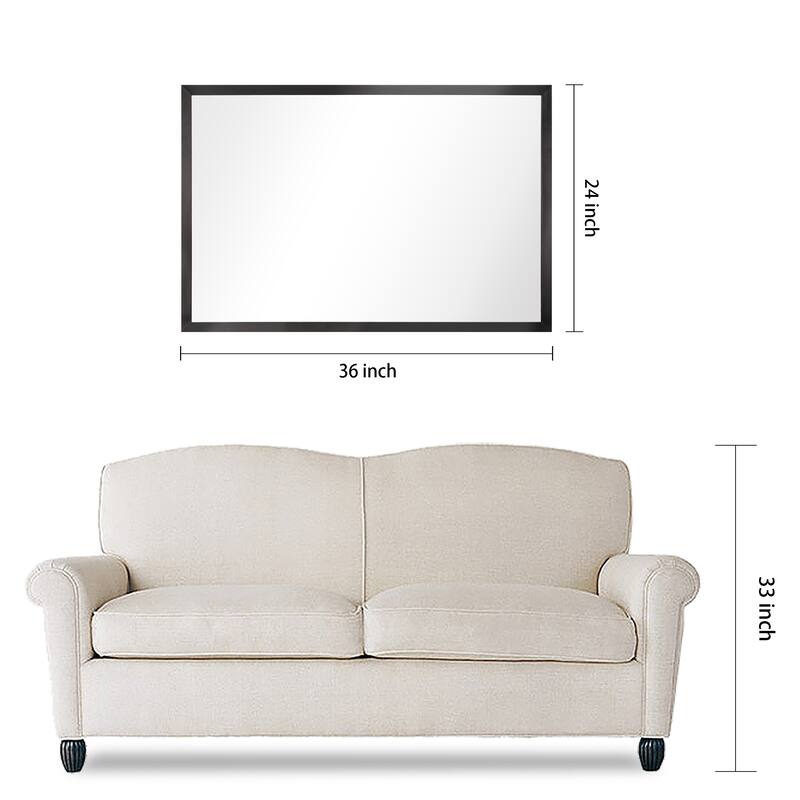 Contempo Stainless Steel Gold Wall Mirror