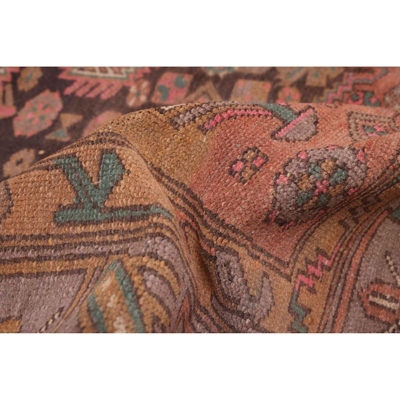 ECARPETGALLERY Hand-knotted Antalya Vintage Brown Wool Rug - 5'1 x 7'7