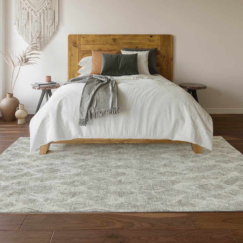 Premium Washable Super Soft Abstract Diamonds Mayfield Rug