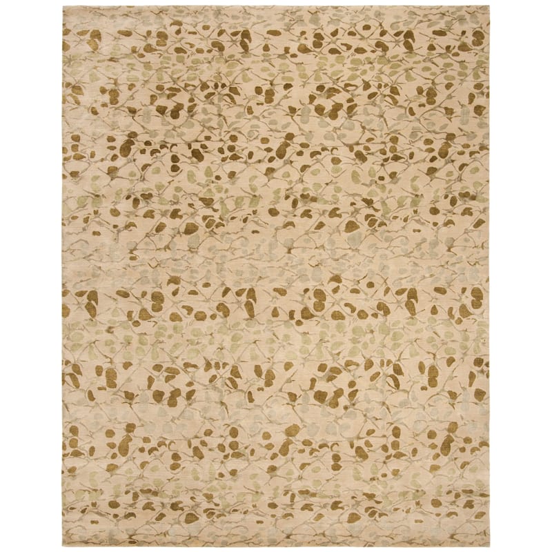 Martha Stewart by SAFAVIEH Handmade Trellis Silk/ Wool Rug