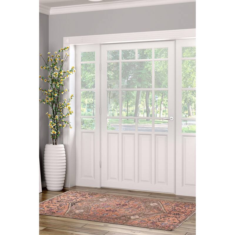 ECARPETGALLERY Hand-knotted Antalya Vintage Copper Wool Rug - 2'11 x 5'9