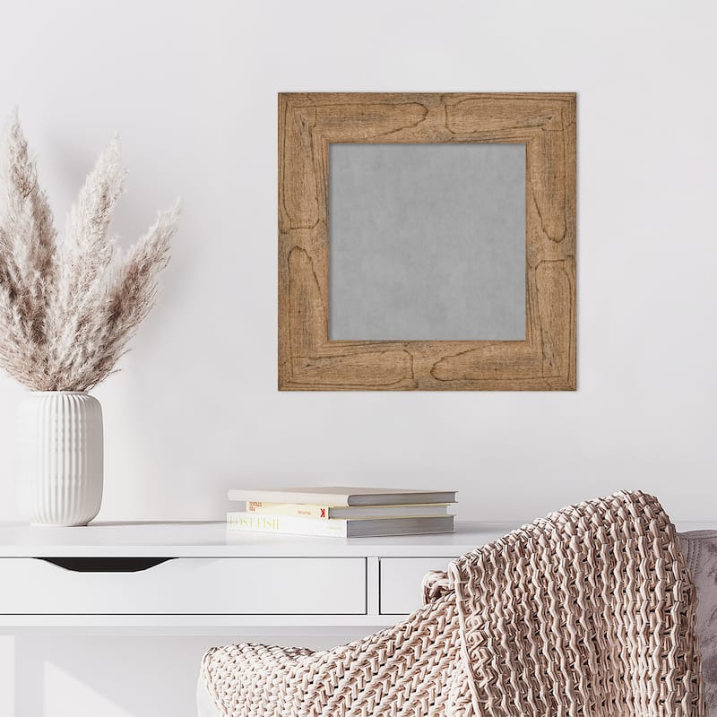 Amanti Art Owl Brown Framed Magnetic Board