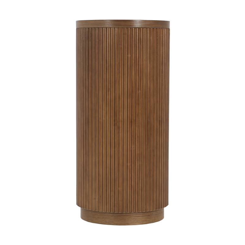 59 Inch Entryway Console Table with Elegant Wood Grain