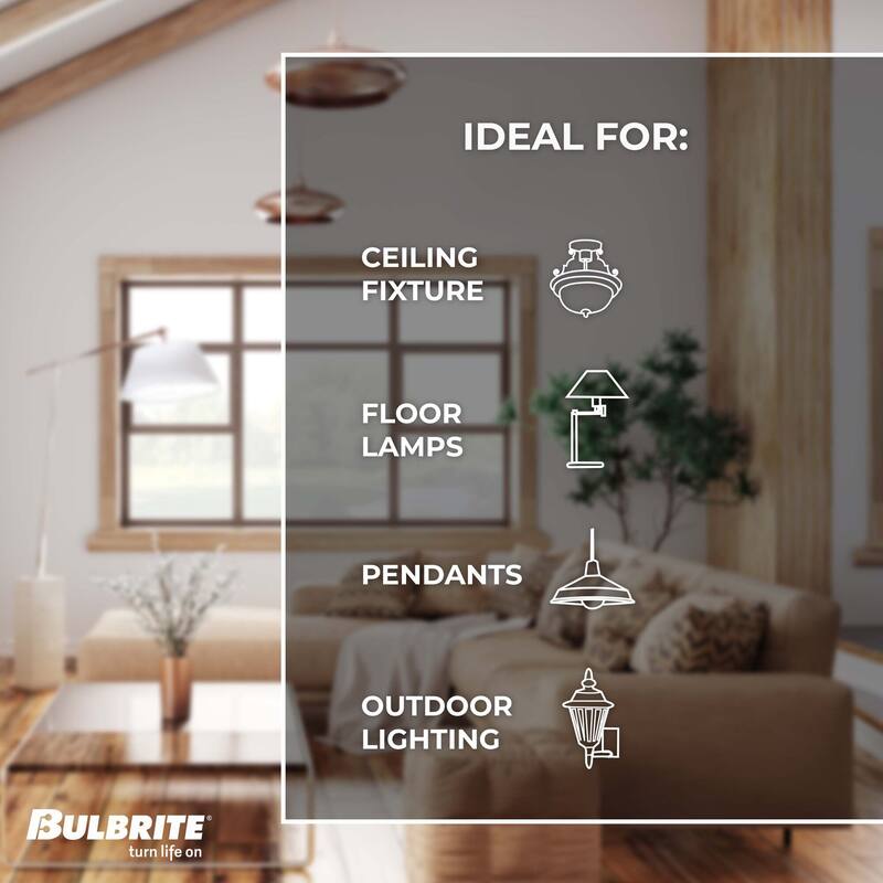 Bulbrite Single 4 Watt Dimmable Antique Grand Nostalgic Medium (E26) LED Bulb