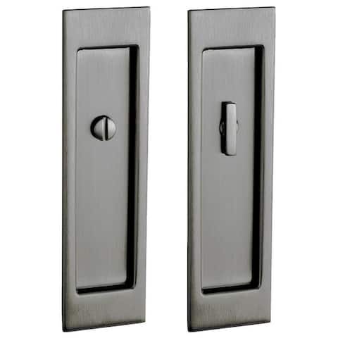 Baldwin Santa Monica Privacy Pocket Door Set with Door Pull from the