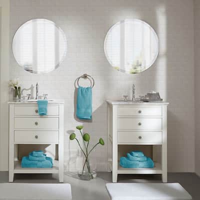 One hundred percent Cotton 8 Piece Antimicrobial Towel Set