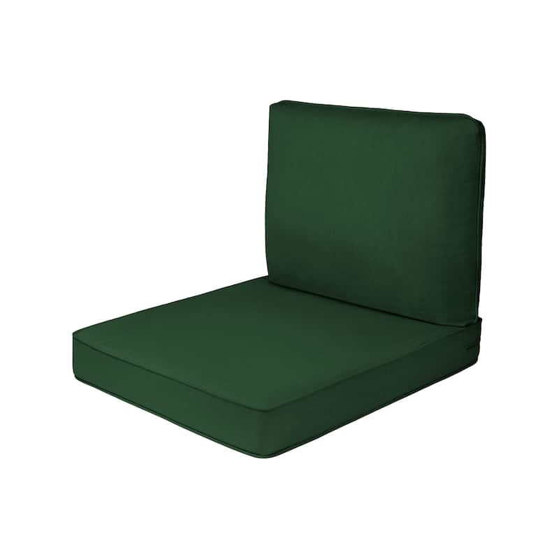 Haven Way Universal Outdoor Deep Seat Lounge Chair Cushion Set - 26x30 - Alpine