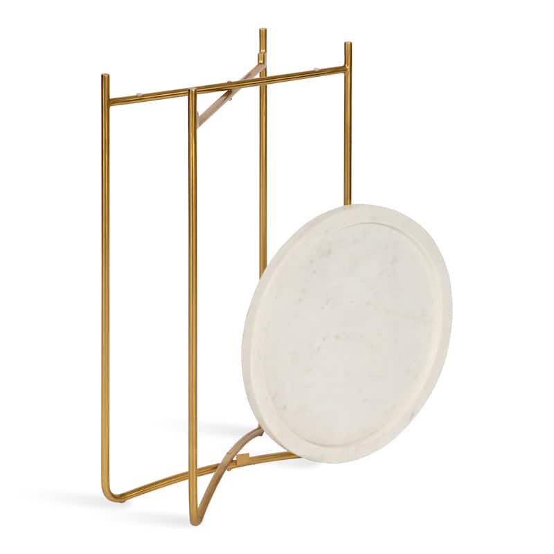 Kate and Laurel Vale Round Side Table