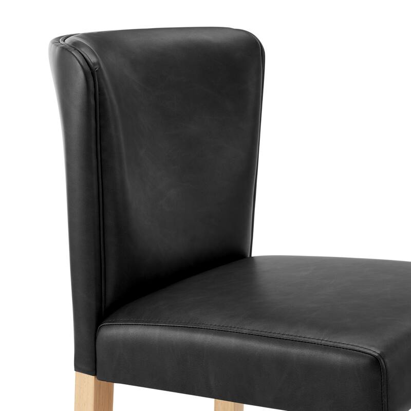 NPD Furniture Albie KD Faux Leather Counter Stool