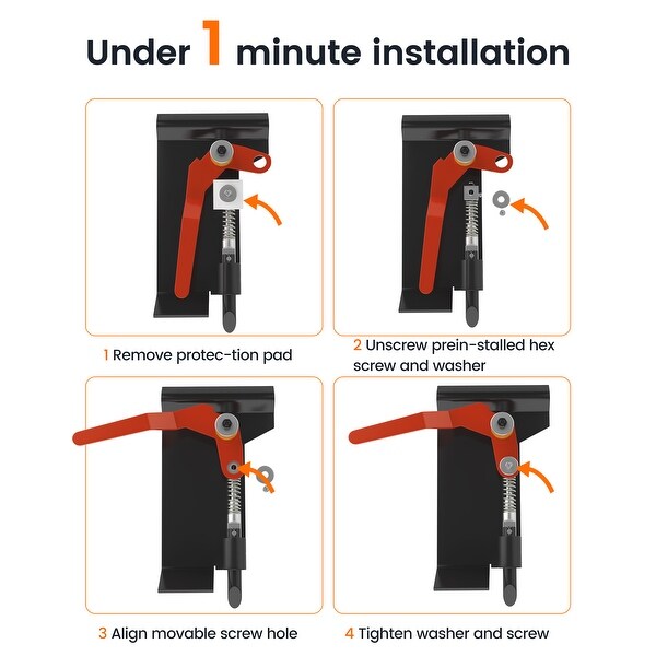 Skid Steer Quick Tach Attach Conversion Adapter,Universal Weld on