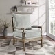 preview thumbnail 1 of 41, Fletcher Spindle Chair in Fabric with Brushed Charcoal Finish Light Grey