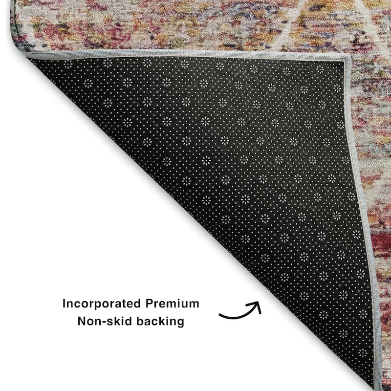 Premium Washable Super Soft Geo Abstract Mayfield Rug