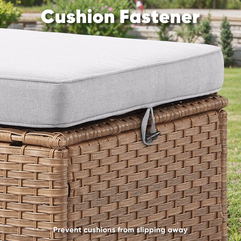 Outdoor Patio Ottoman for Swivel Chairs