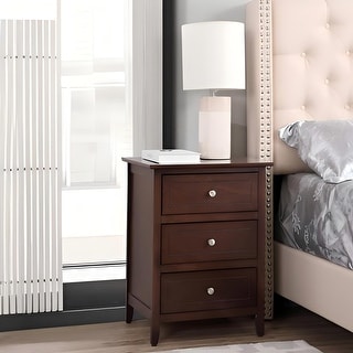 Glory Furniture Gideon 3-drawer Transitional Wooden Nightstand