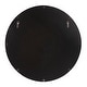 preview thumbnail 6 of 7, Allan Andrews Round Black Metal Framed Steele Wall Mirror