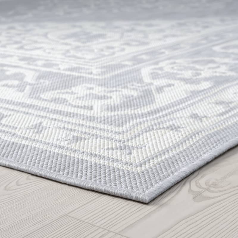 Exo Coastal Oriental Indoor/Outdoor Area Rug