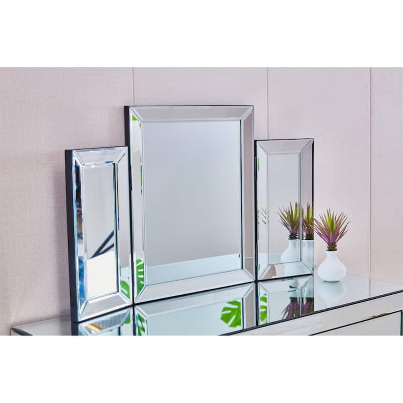 Mountain Shaped Folding Vanity Mirror