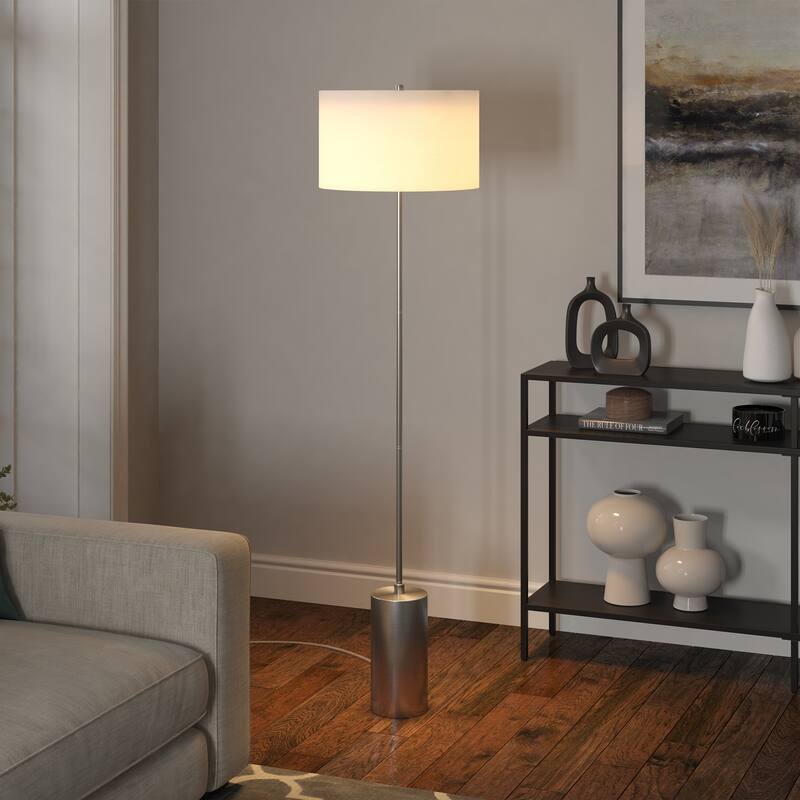 Somerset 64" Tall Floor Lamp with Empire Fabric Shade