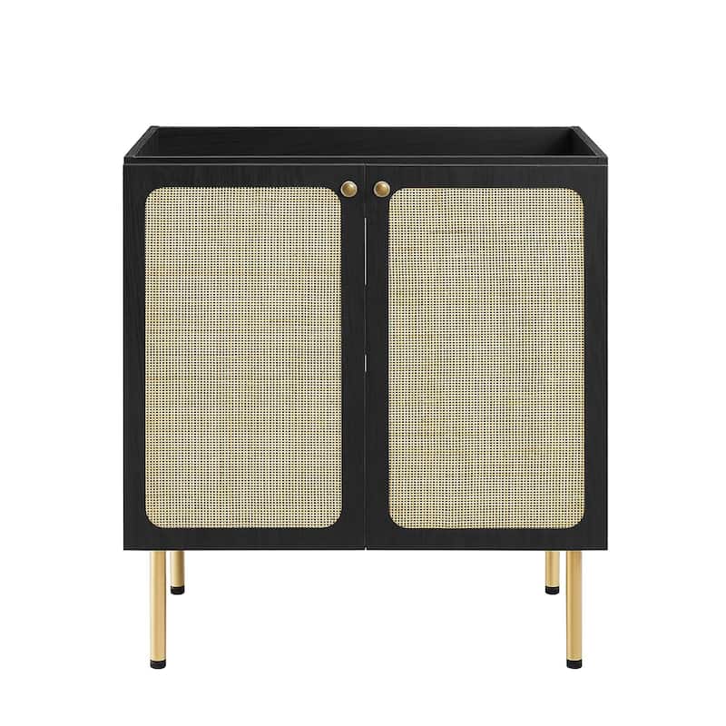 Chaucer Bathroom Vanity with Black Basin Included