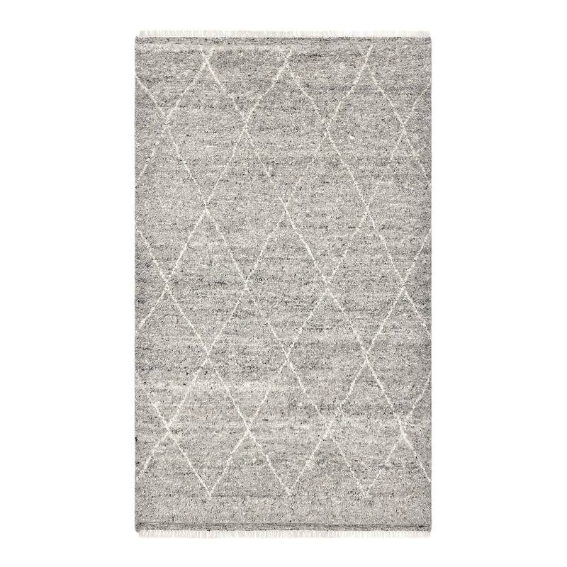 Overton Handmade Shaggy Boho Moroccan Area Rug