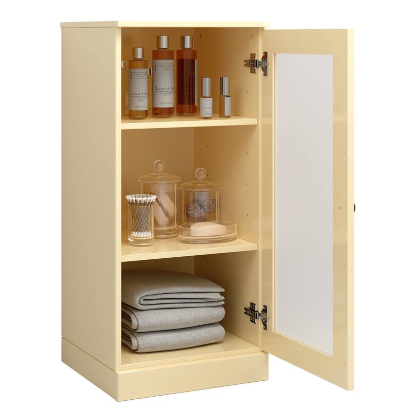 100% Solid Wood 16.5" Bathroom Cabinet with Optional Doors by Palace Imports