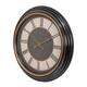 Kiera Grace Round Wall Clock with Brushed Copper Bezel, 20 inches - Bed ...