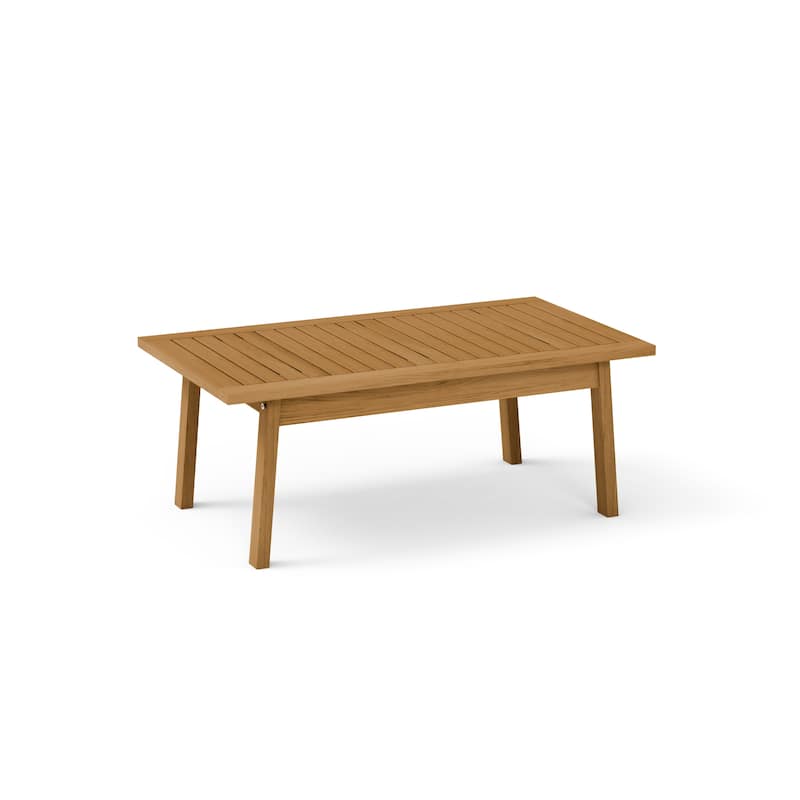 4-piece Furniture Set Outdoor Patio Conversation Set Acacia Wood