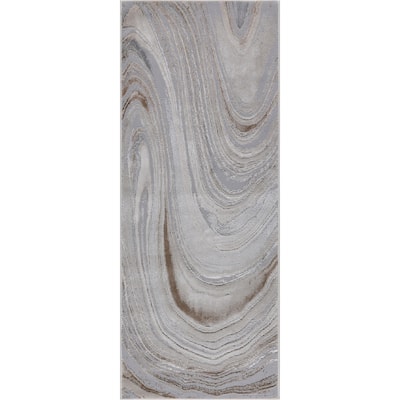 Nevada Collection Abstract Marble Area Rug