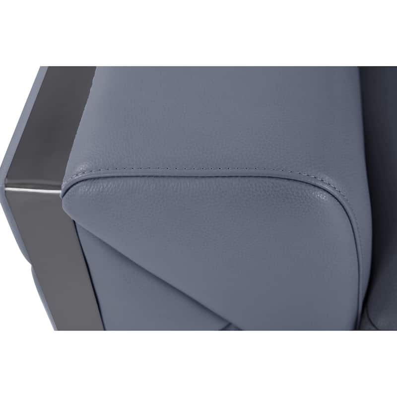 Top Grain Italian Leather Loveseat