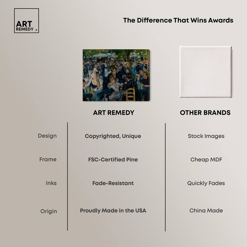 Dance Party Canvas by Art Remedy, Gallery Wrapped