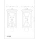 preview thumbnail 6 of 4, Brookside 1 Light Outdoor Post Mount Fixture - Black