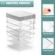 preview thumbnail 3 of 3, Sorbus Large Storage Clear Containers with Lids Toy Bins and Organizers, Medium - 4 Pk