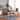 Suvi Modern and Contemporary Oak Wood Dining Set - Grey/Walnut Brown