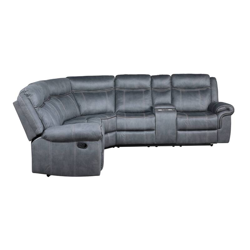Everwell Sectional Sofa with 2 Cup Holder