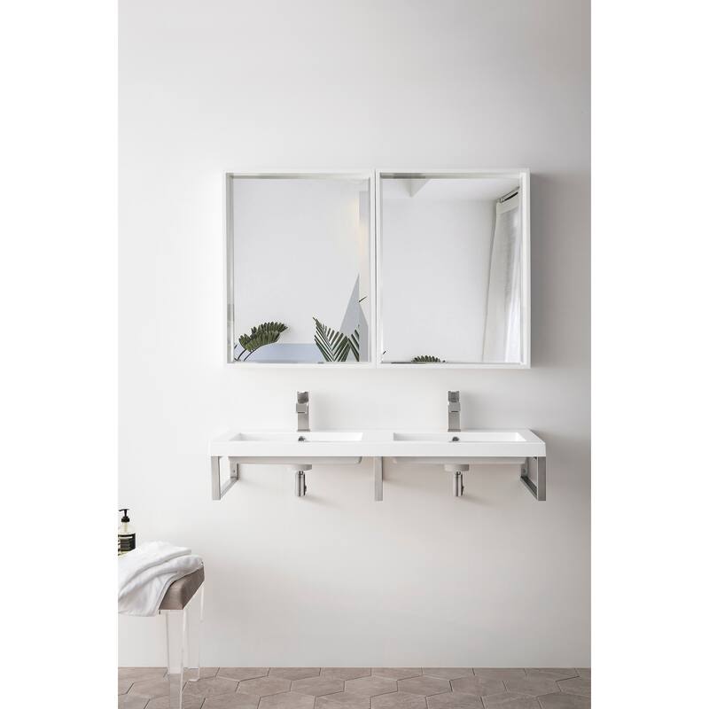 James Martin Vanities 055BK1847WG2 Boston 47-5/16" Rectangular