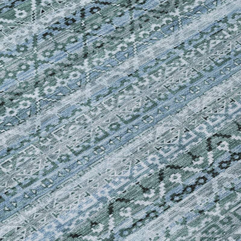 HomeRoots Striped Transitional Rectangle Outdoor Rug