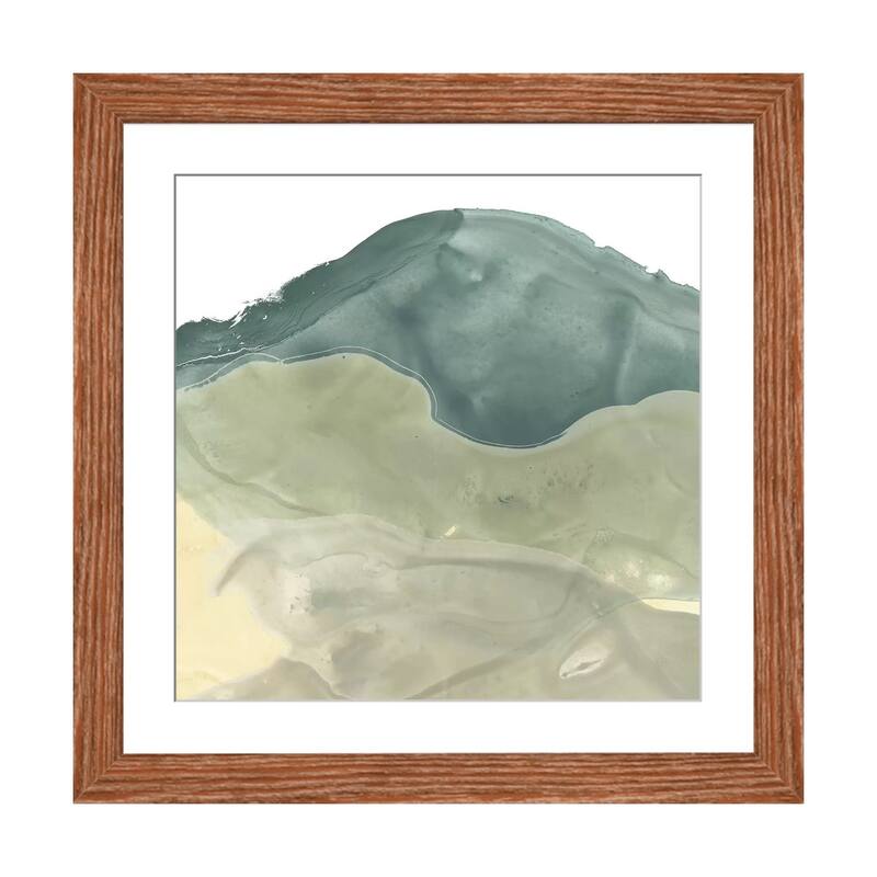 iCanvas "Mystique VIII" by June Erica Vess - Walnut - 24x24x1