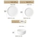 preview thumbnail 8 of 10, MALACASA LUNA 12-piece Porcelain Dinnerware Set (Service for 4)