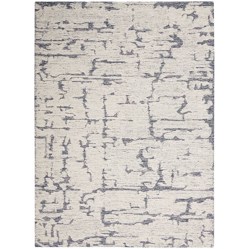 Calvin Klein Sculptural Contemporary Abstract Area Rug