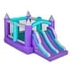 preview thumbnail 7 of 7, Sunny & Fun Bounce House, Bouncy House for Kids with Dual Slide and Air Pump Purple
